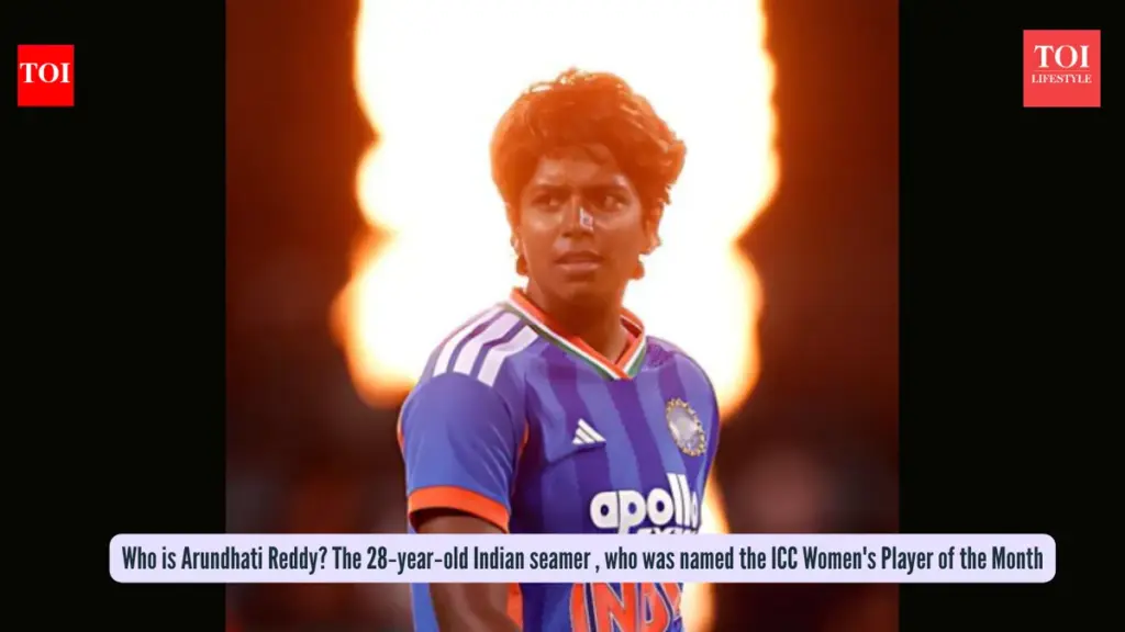 Arundhati Reddy Shines as ICC Player of the Month
