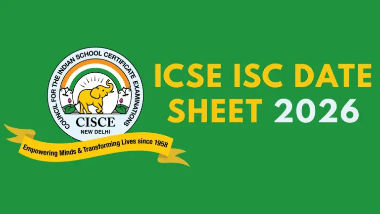 Icse isc results date 2026