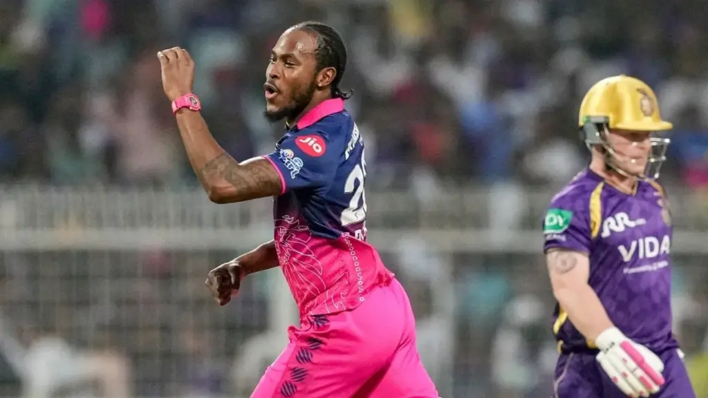 जोफ्रा आर्चर: Jofra Archer Takes Five First-Ball Wickets in IPL 2026