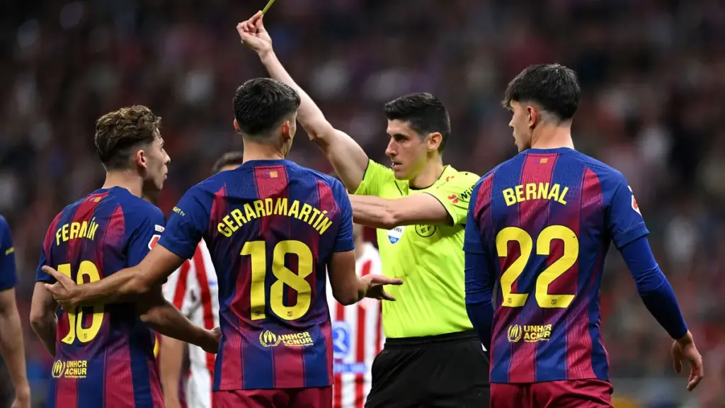 Nicolás González Red Card Sparks Controversy in Atlético Madrid vs Barcelona Match