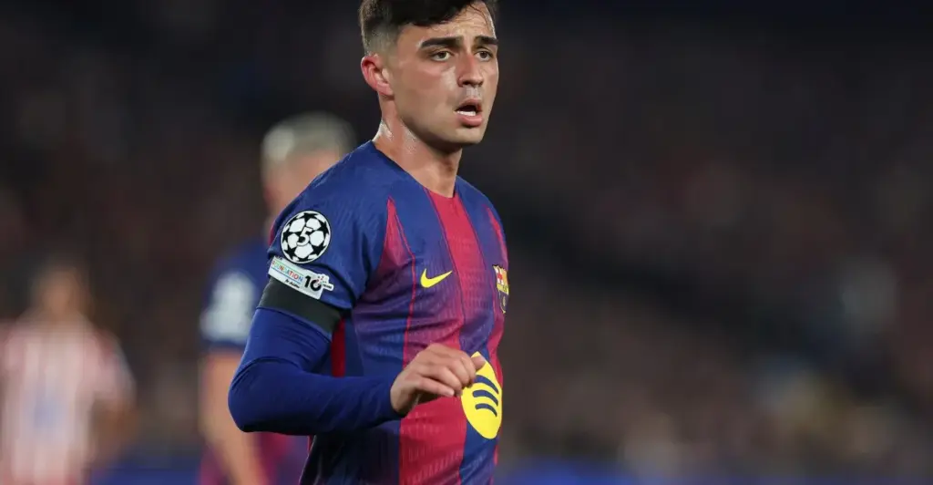 Pedri Substituted at Half-Time in Champions League Loss
