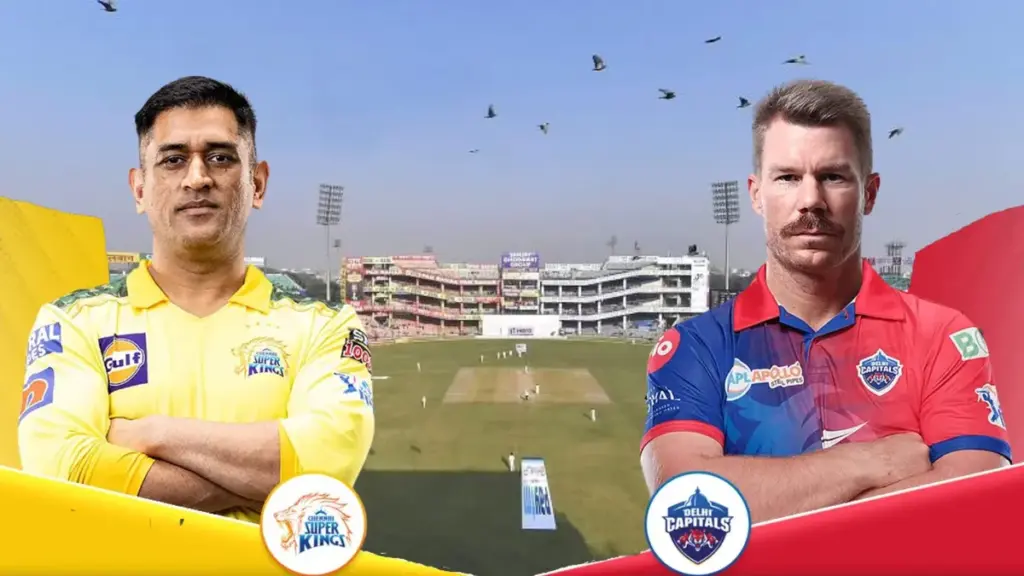 Dc बनाम csk: dc vs csk