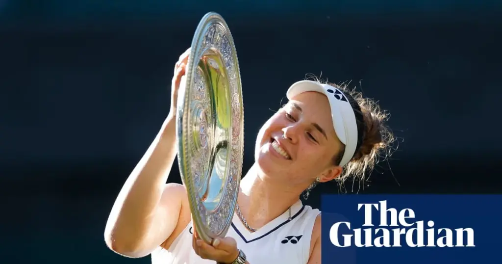 Wimbledon triumph propels Noskova to career-high ranking and new platform