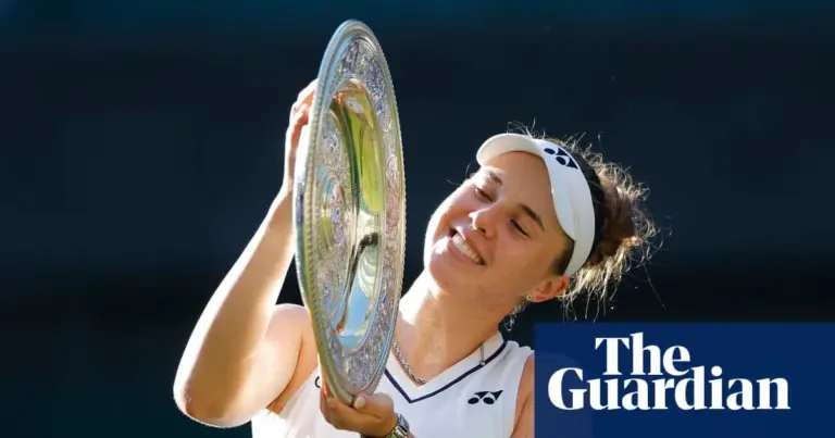 Wimbledon triumph propels Noskova to career-high ranking and new platform