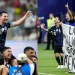 Argentina face FIFA action after displaying Falklands banner following England win